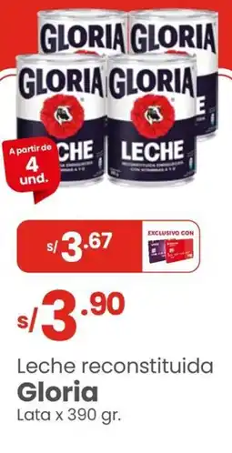 Vega Gloria leche reconstituida lata oferta