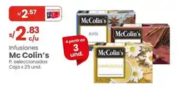 Vega Mccolin's infusiones oferta