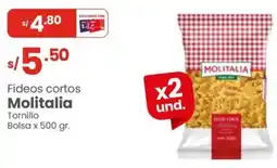 Vega Molitalia fideos cortos tornillo bolsa oferta