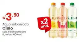 Vega Cielo agua saborizada oferta