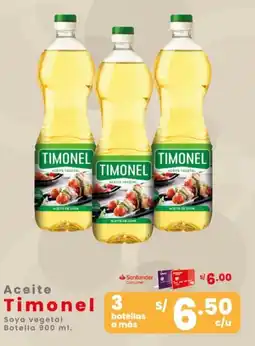 Vega Timonel aceite soya vegetal oferta