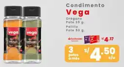 Vega Vega condimento oferta