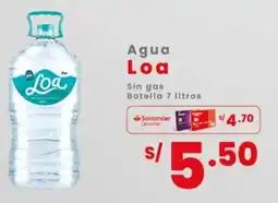 Vega Loa agua oferta