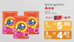 Vega Ace detergente floral bolsa oferta