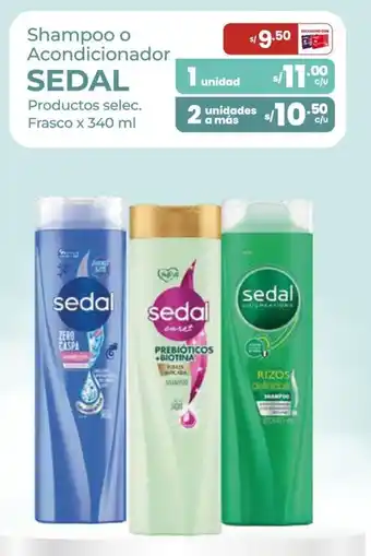Sedal shampoo o acondicionador