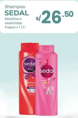 Vega Sedal shampoo keratina o ceramidas oferta