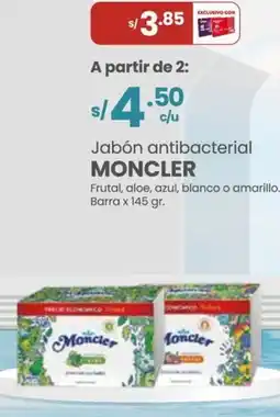 Vega Moncler jabón antibacterial oferta