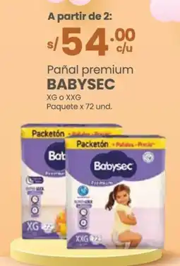 Vega Babysec pañal premium oferta