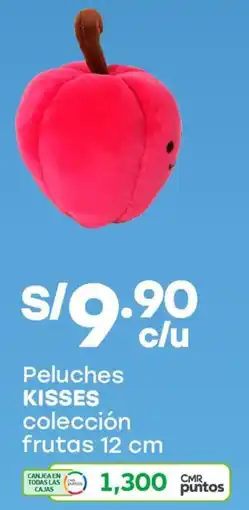 Tottus Kisses peluches colección frutas oferta