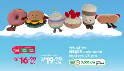 Tottus Kisses peluches colección postres oferta