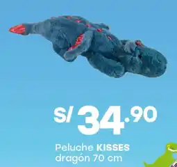 Tottus Kisses peluche dragón oferta