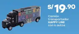 Tottus Happy line camión transportador oferta