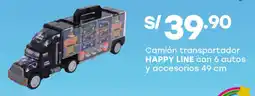 Tottus Happy line camión transportador oferta