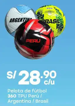 Tottus Perú / argentina / brasil pelota de fútbol 360 tpu oferta