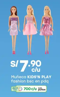 Tottus Kids'n play muñeca fashion bsc en pdq oferta