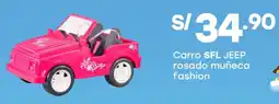 Tottus Sfl jeep carro rosado muñeca fashion oferta