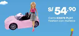 Tottus Kids'n play carro fashion con muñeca oferta