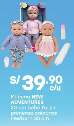 Tottus New adventures muñeca oferta