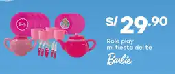 Tottus Barbie role play mi fiesta del té oferta