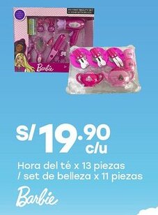 Tottus Barbie hora del té oferta