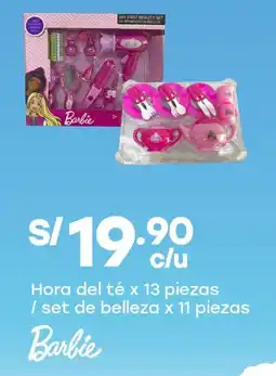Tottus Barbie hora del té oferta