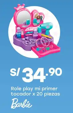 Tottus Barbie role play mi primer tocador oferta