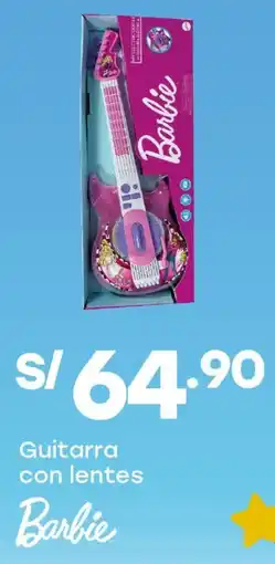 Tottus Barbie guitarra con lentes oferta