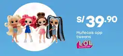 Tottus Muñecas opp tweens oferta