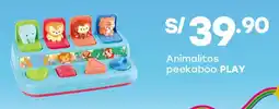 Tottus Play animalitos peekaboo oferta