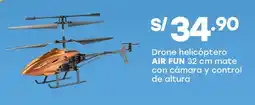 Tottus Air fun drone helicóptero mate con cámara y control de altura oferta