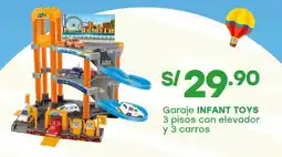 Tottus Infant toysgaraje 3 pisos con elevador y 3 carros oferta