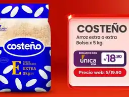 Vega Costeño arroz extra o extra bolsa oferta