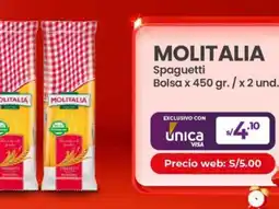 Vega Molitalia spaguetti bolsa oferta