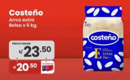 Vega Costeño arroz extra bolsa oferta