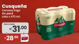 Vega Cusqueña cerveza trigo oferta