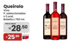 Vega Queirolo vino p. seleccionados oferta