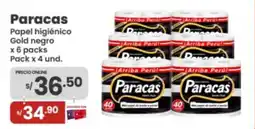 Vega Paracas papel higiénico gold negro oferta