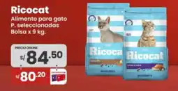 Vega Ricocat alimento para gato p. seleccionadas bolsa oferta