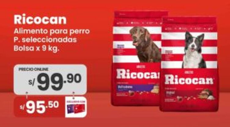 Vega Ricocan alimento para perro p. seleccionadas bolsa oferta