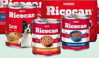 MaxiAhorro Ricocan alimento húmedo para perro sabores variados lata oferta