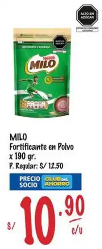 MaxiAhorro Milo fortificante en polvo oferta