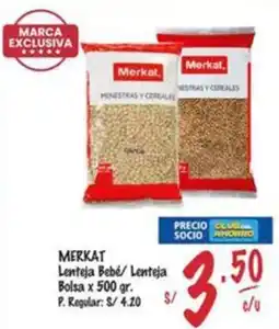 MaxiAhorro Merkat lenteja bebé/ lenteja bolsa oferta