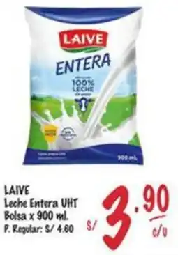 MaxiAhorro Laive leche entera uht bolsa oferta