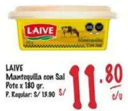 MaxiAhorro Laive mantequilla con sal pote oferta