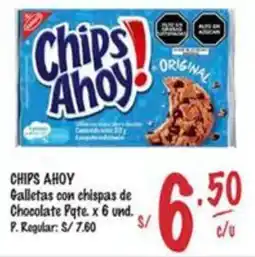 MaxiAhorro Chips ahoy galletas con chispas de chocolate oferta