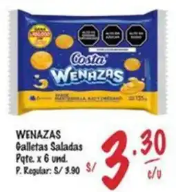 MaxiAhorro Wenazas galletas saladas oferta