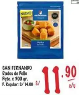 MaxiAhorro San fernando dados de pollo pqte oferta