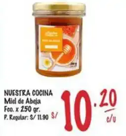 MaxiAhorro Nuestra cocina miel de abeja fco. oferta