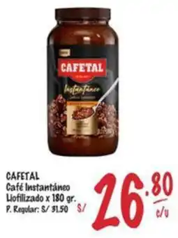 MaxiAhorro Cafetal café instantáneo liofilizado oferta