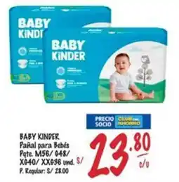 MaxiAhorro Baby kinder pañal para bebés pqte. oferta